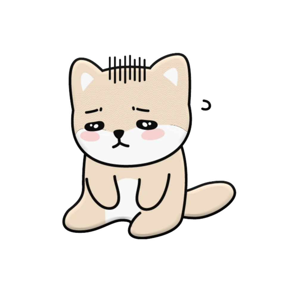 Cute cat illustration png