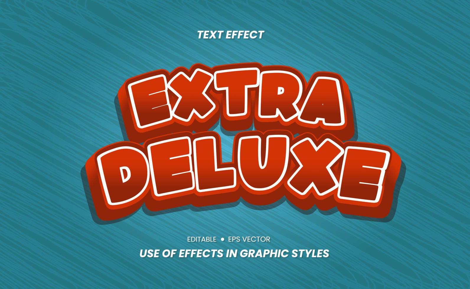 pegatina de efecto de texto con color y diseño 3d vector