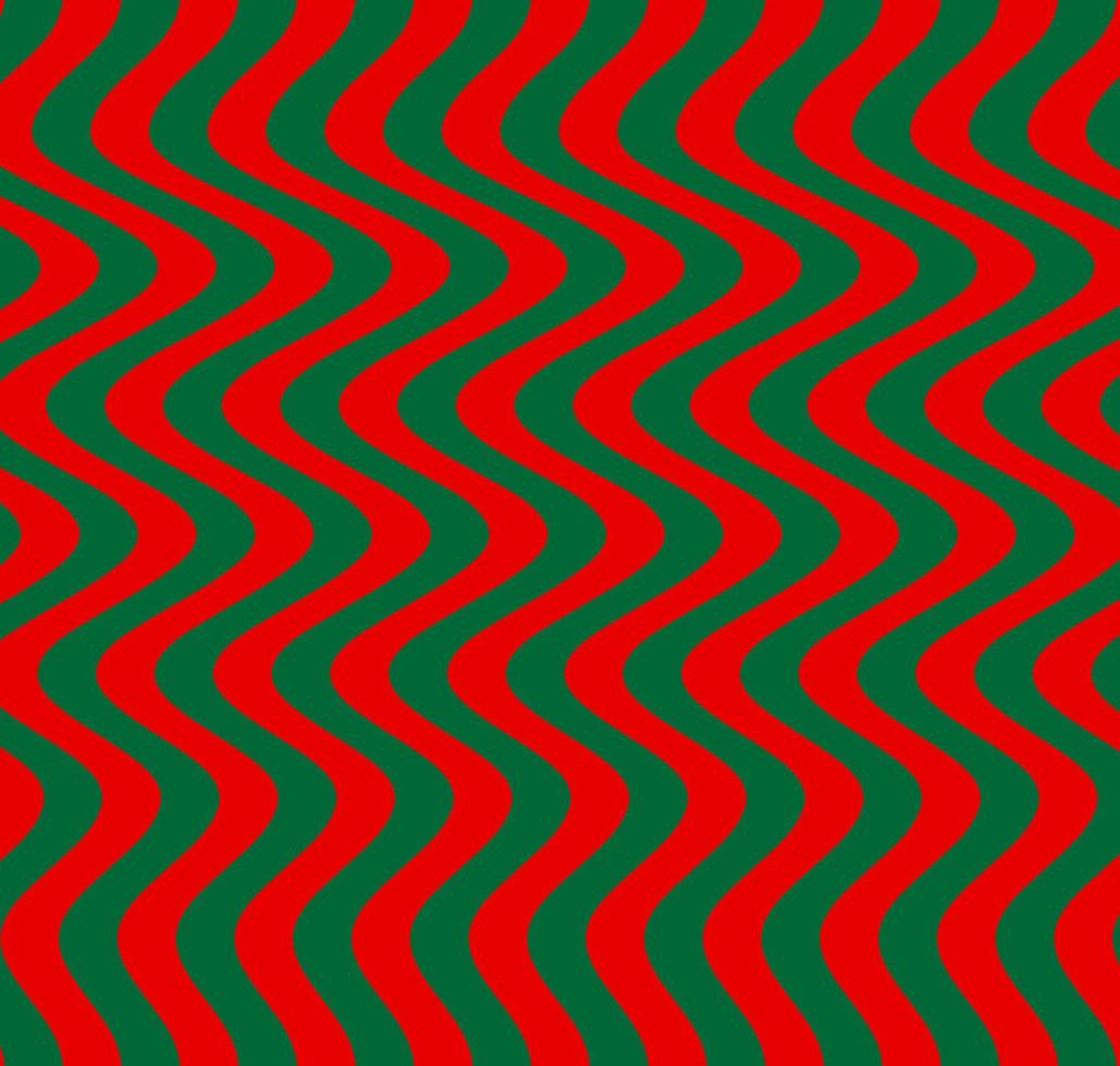 Red and green wavy lines background vector