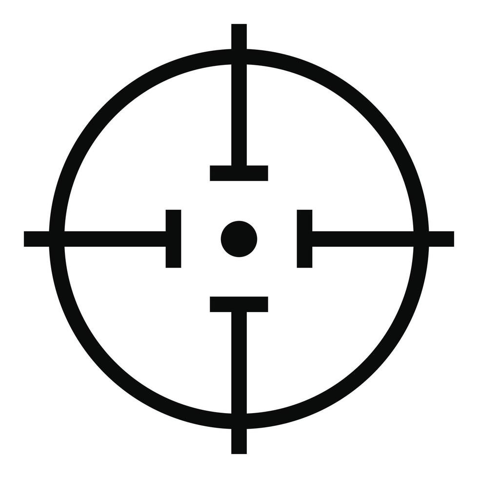 Radiodetector icon, simple style. vector
