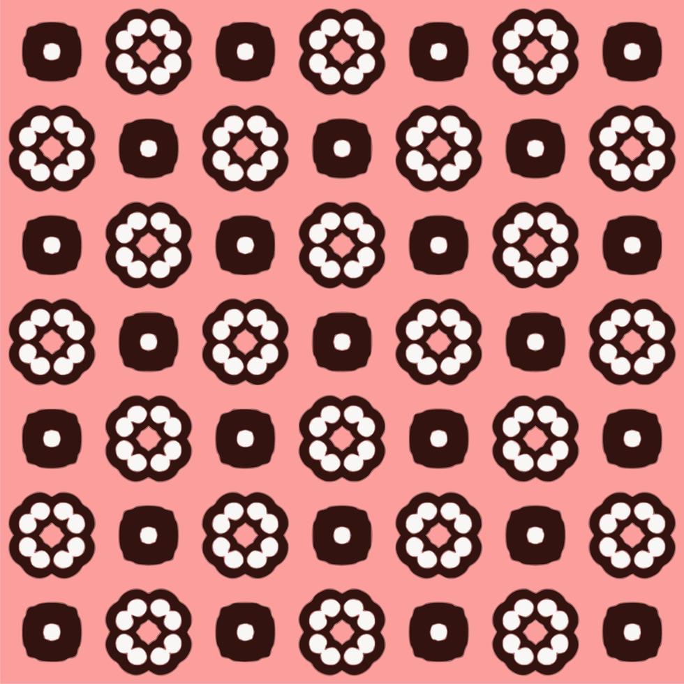Repeating pattern, background and wall paper designs vector