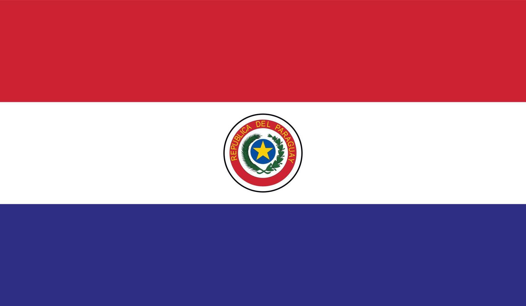 Paraguay flag image vector