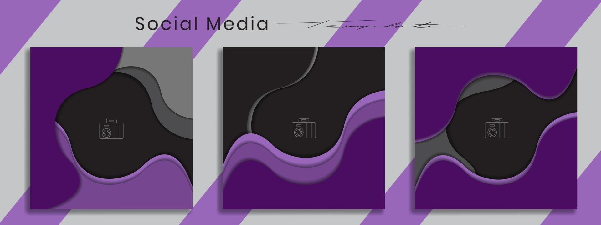 Editable social media templates, Instagram story collections and post frame templates, layout designs, Mockups for marketing promotions, covers, banners, backgrounds, square puzzles, vector elements