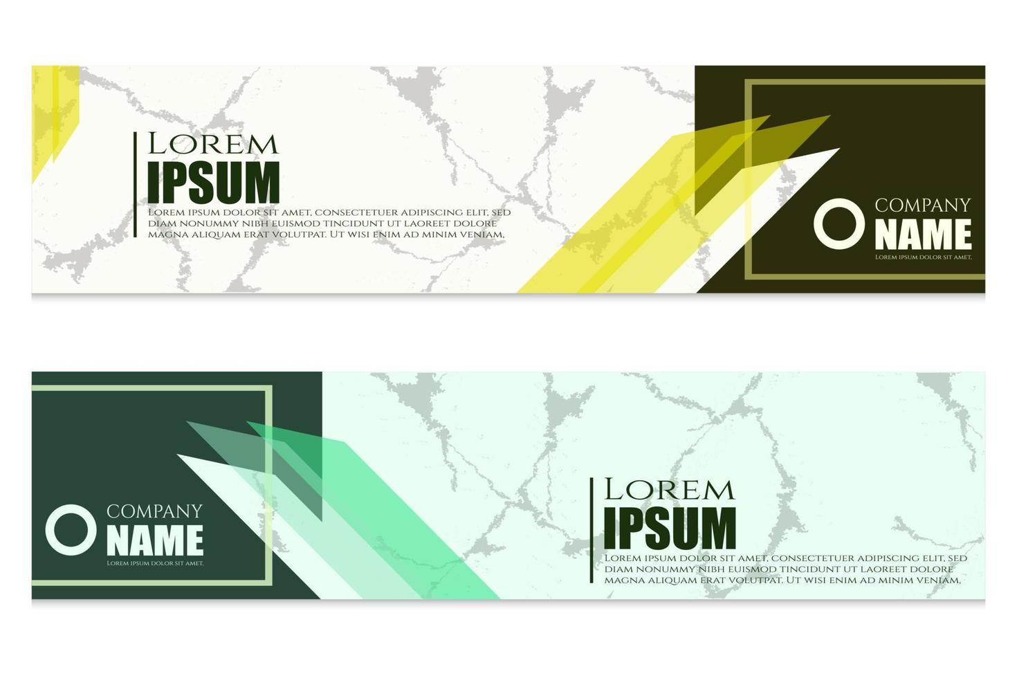 Modern abstract banner templates design vector