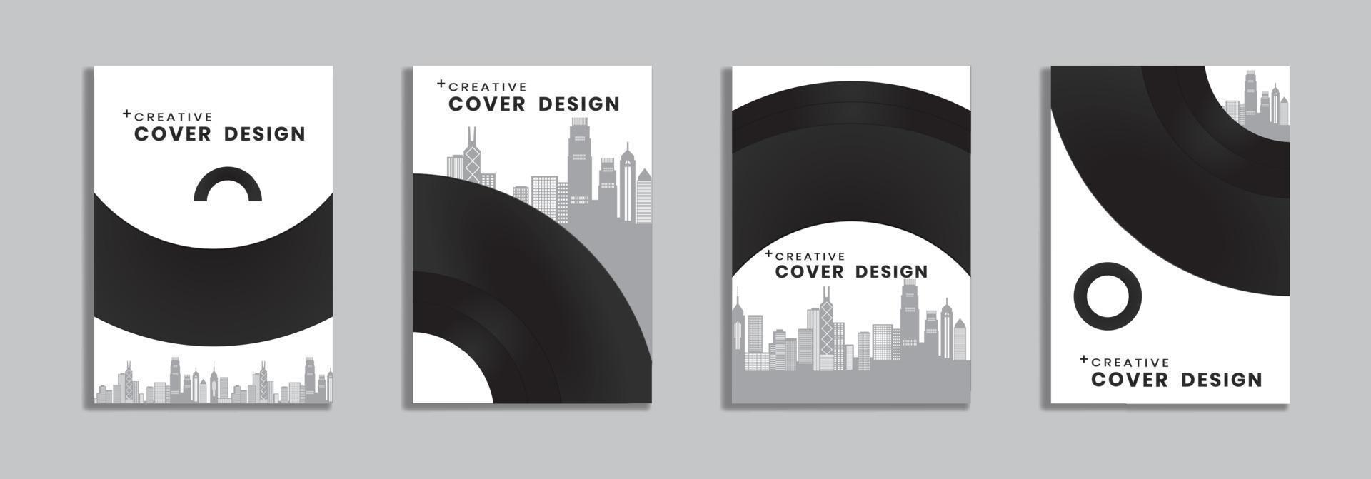 diseño de plantilla de folleto editable, portadas de diseño de informe anual, revistas, estilo minimalista, folletos en tamaño de papel en a4. elemento de ilustración vectorial. vector