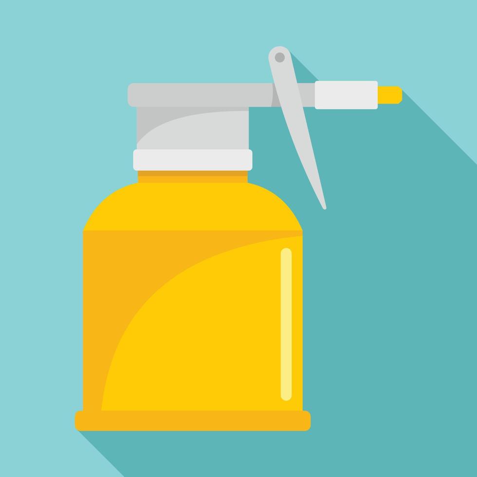 Car bottle spray icon, flat style vector