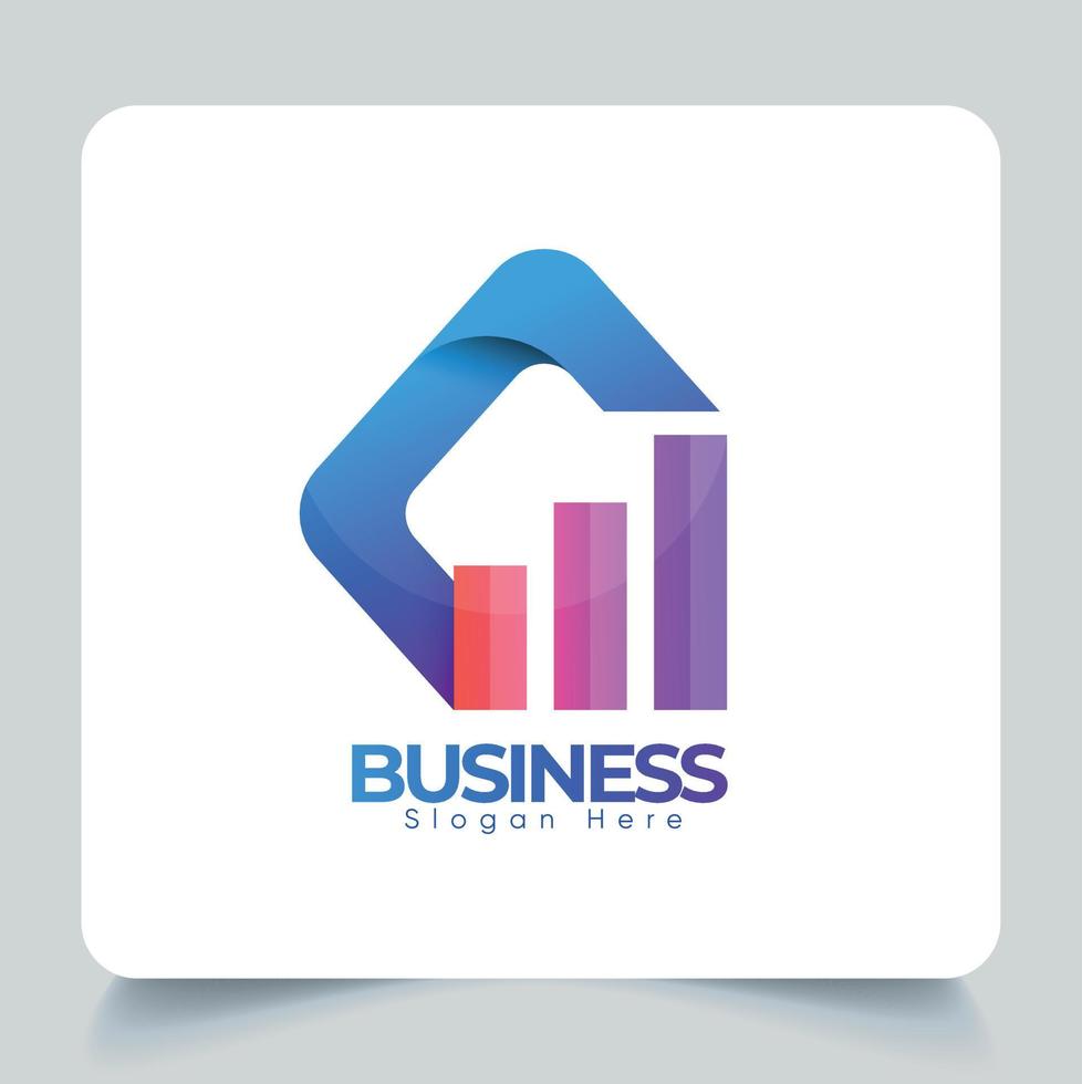 Creative Realistic Grow Business Agency Minimalist Logo Template Design, Gradient Color, Hi-Quality Abstract Realistic Business Digital Logo Branding Template, Vector With Free Downloadable.