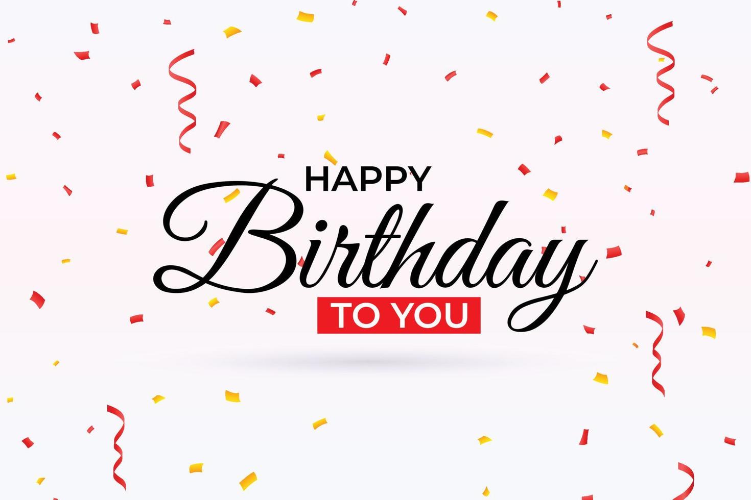 Happy birthday background design Vector illustration