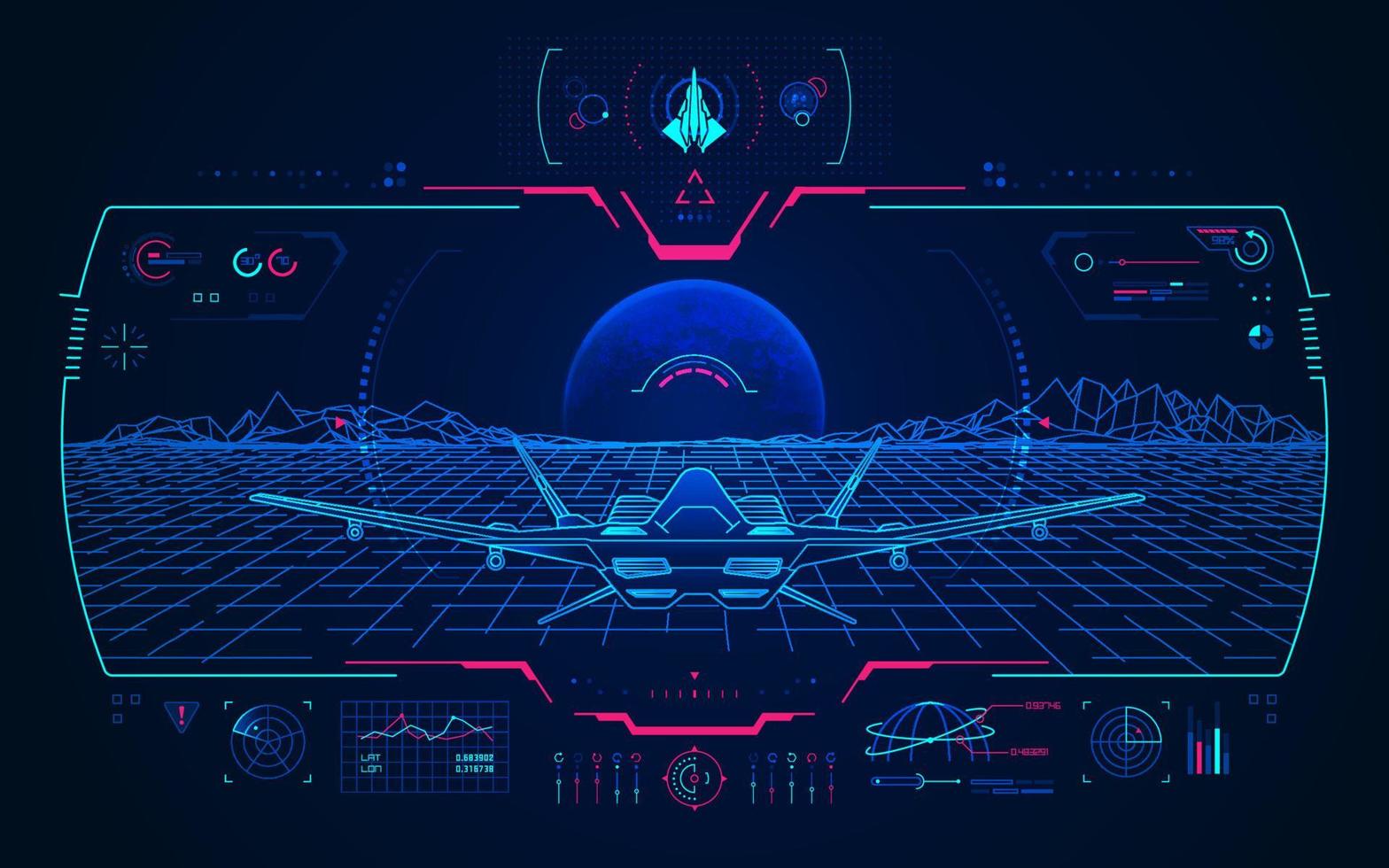 air flying interface vector