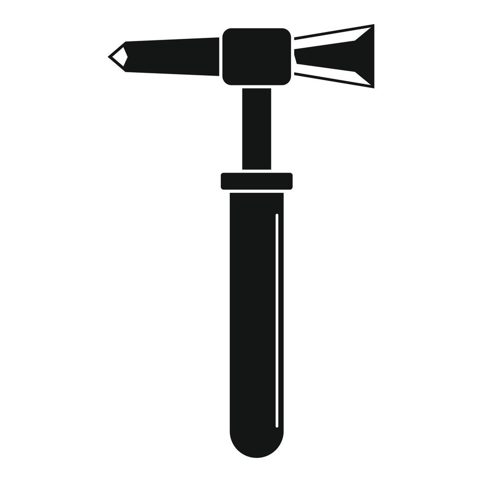 Hammer tool icon, simple style vector