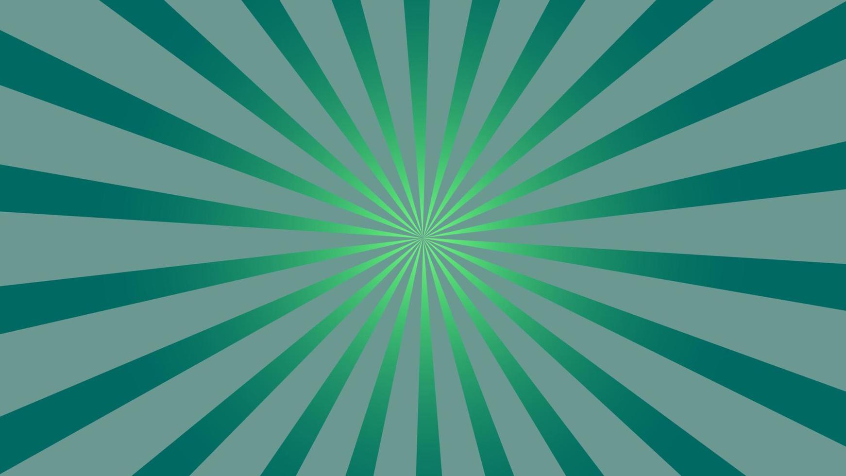 ilustración de fondo de explosión de sol en espiral de giro verde estético, perfecta para telón de fondo, papel tapiz, pancarta, postal, fondo para su diseño vector