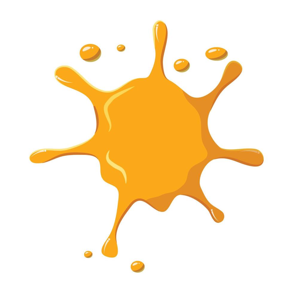 Honey spatter icon vector