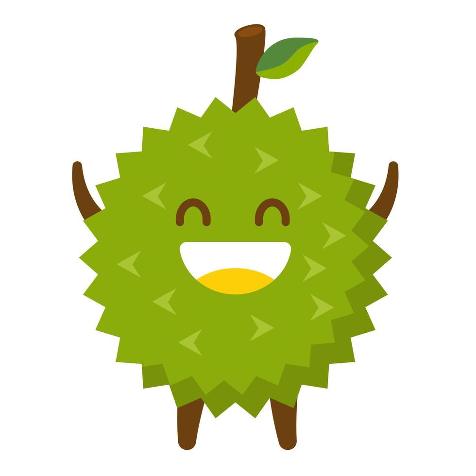 Durian Cartoon Character vector