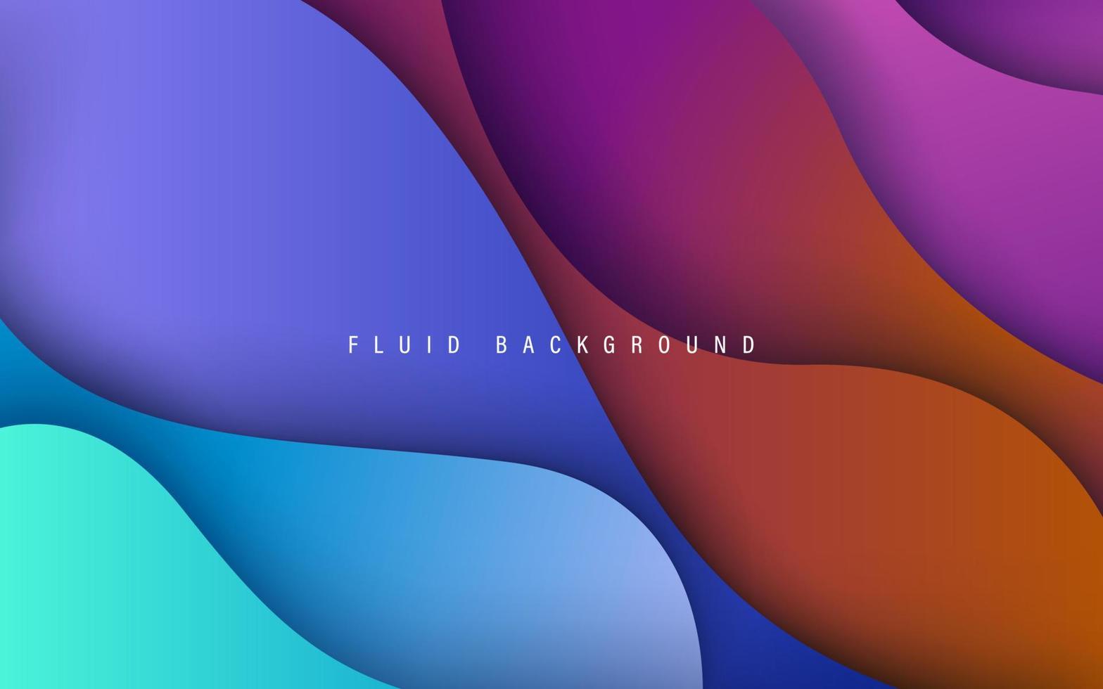 abstract colorful wavy overlap papercut background. eps10 vector