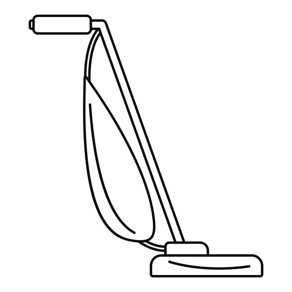 Stick vacuum cleaner icon, outline style vector