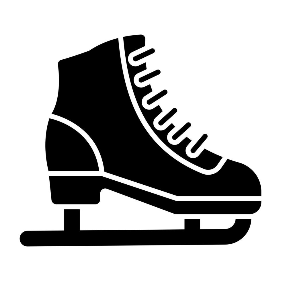 Trendy design icon of ice skate vector