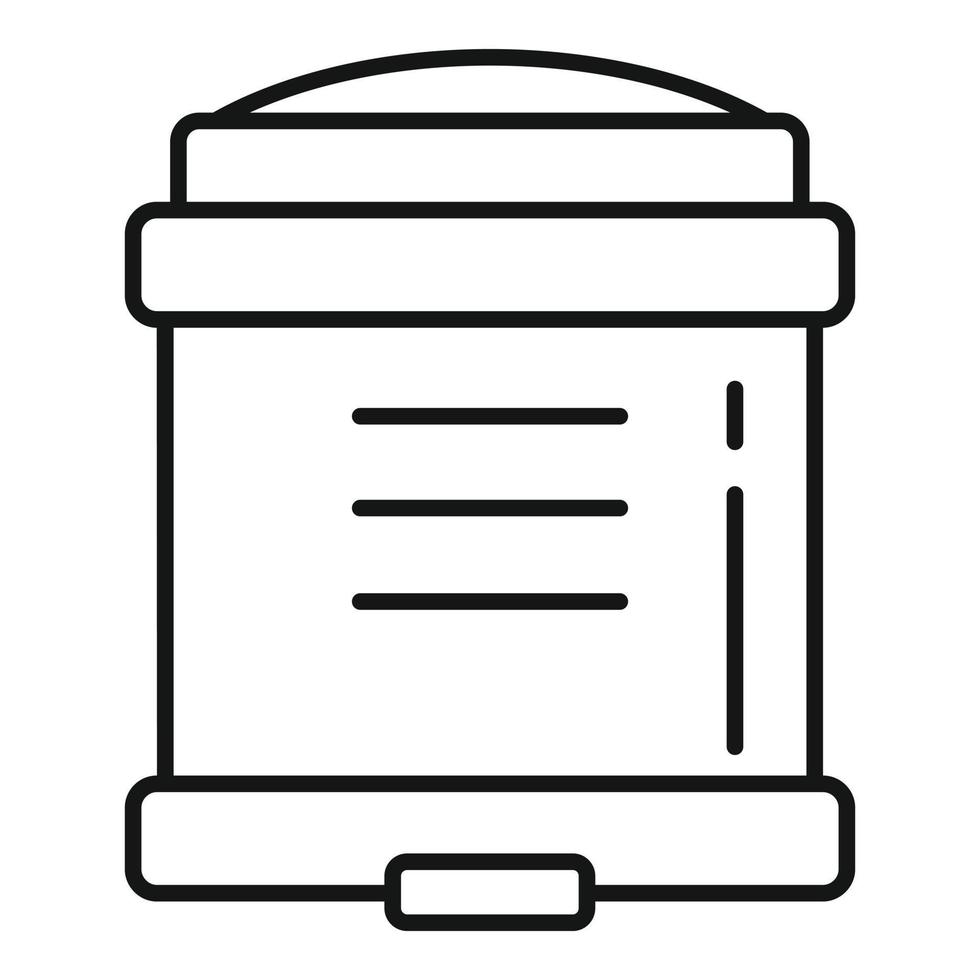 Deodorant icon, outline style vector