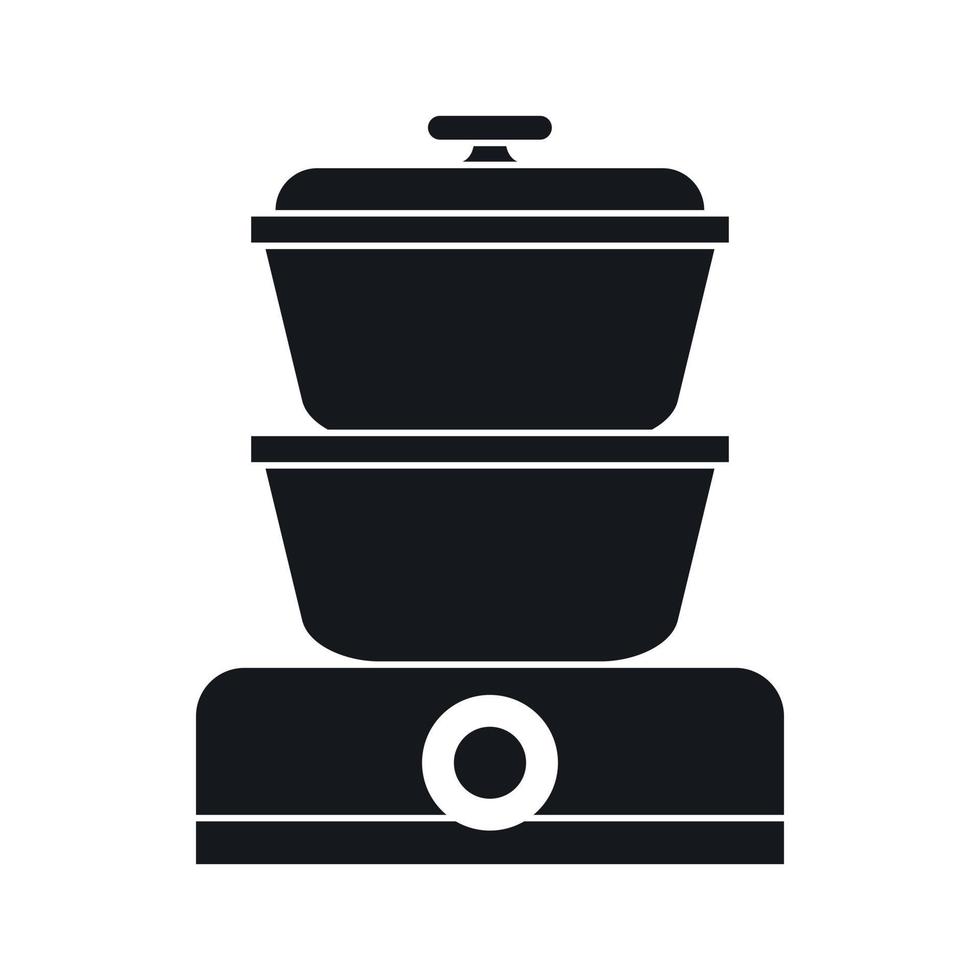 Steamer icon, simple style vector