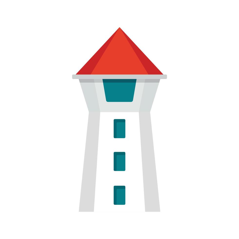 Taipei tower icon, flat style vector