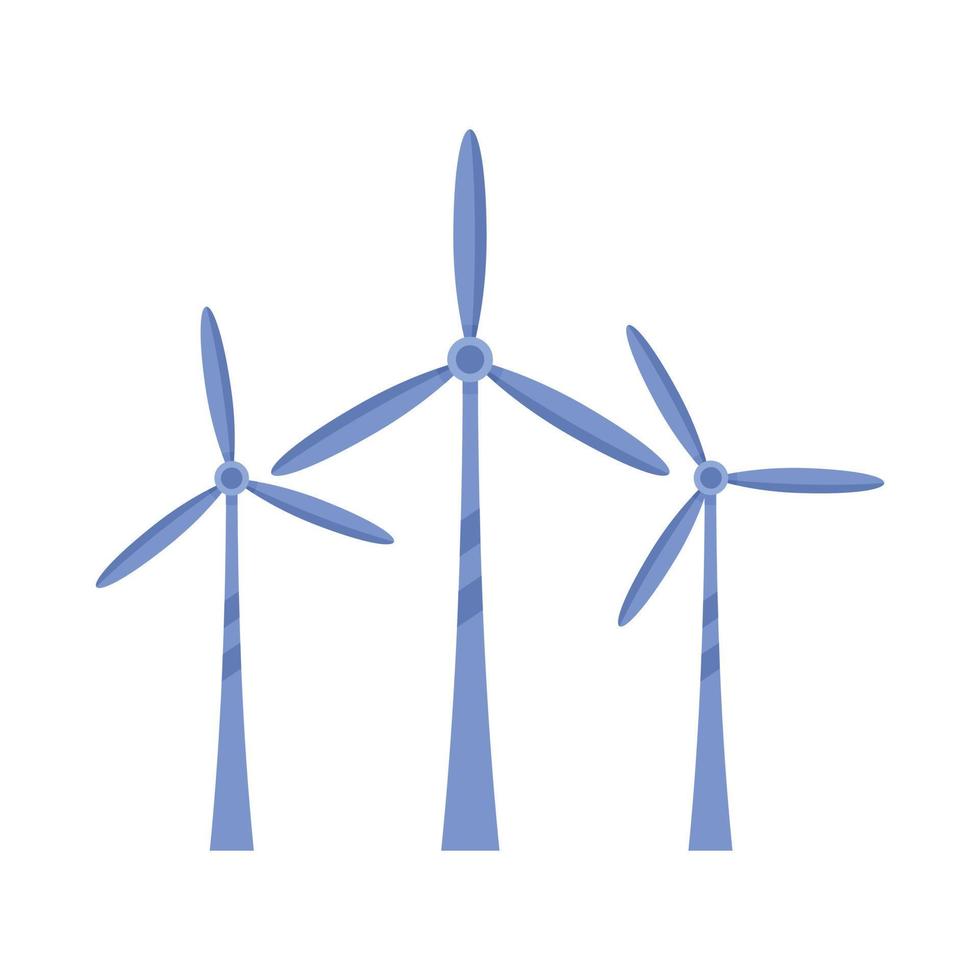 Innovation power turbine icon, flat style vector