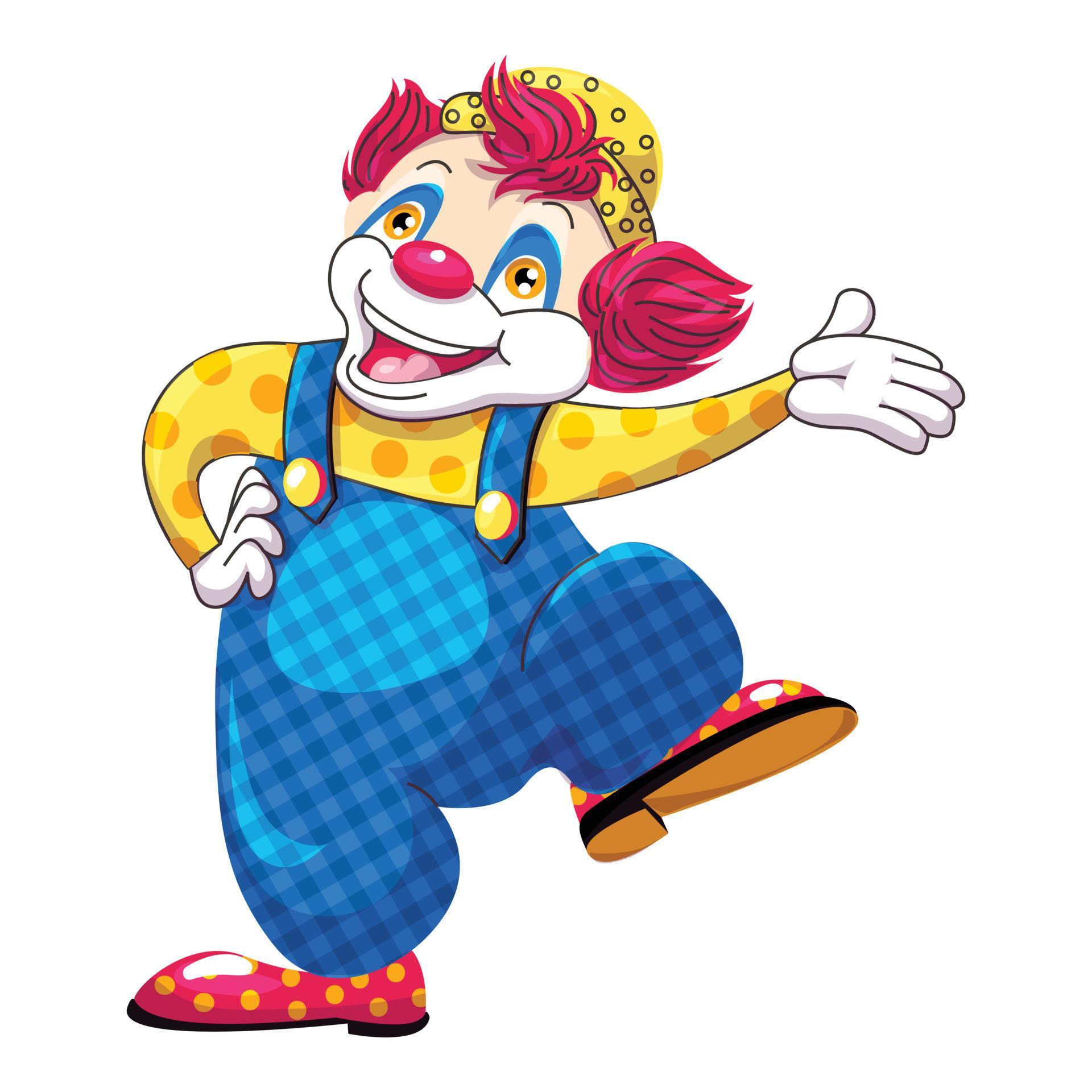 Dancing clown icon, cartoon style 14527471 Vector Art at Vecteezy