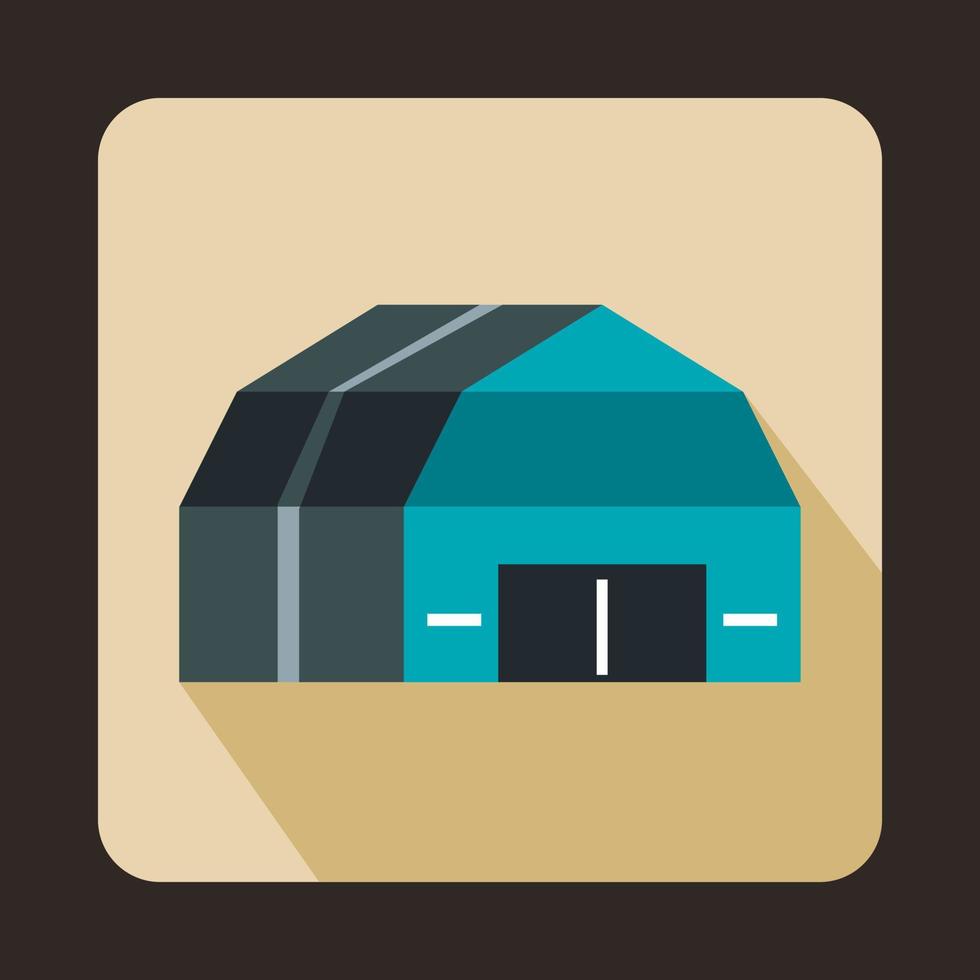 Garage storage icon, flat style vector