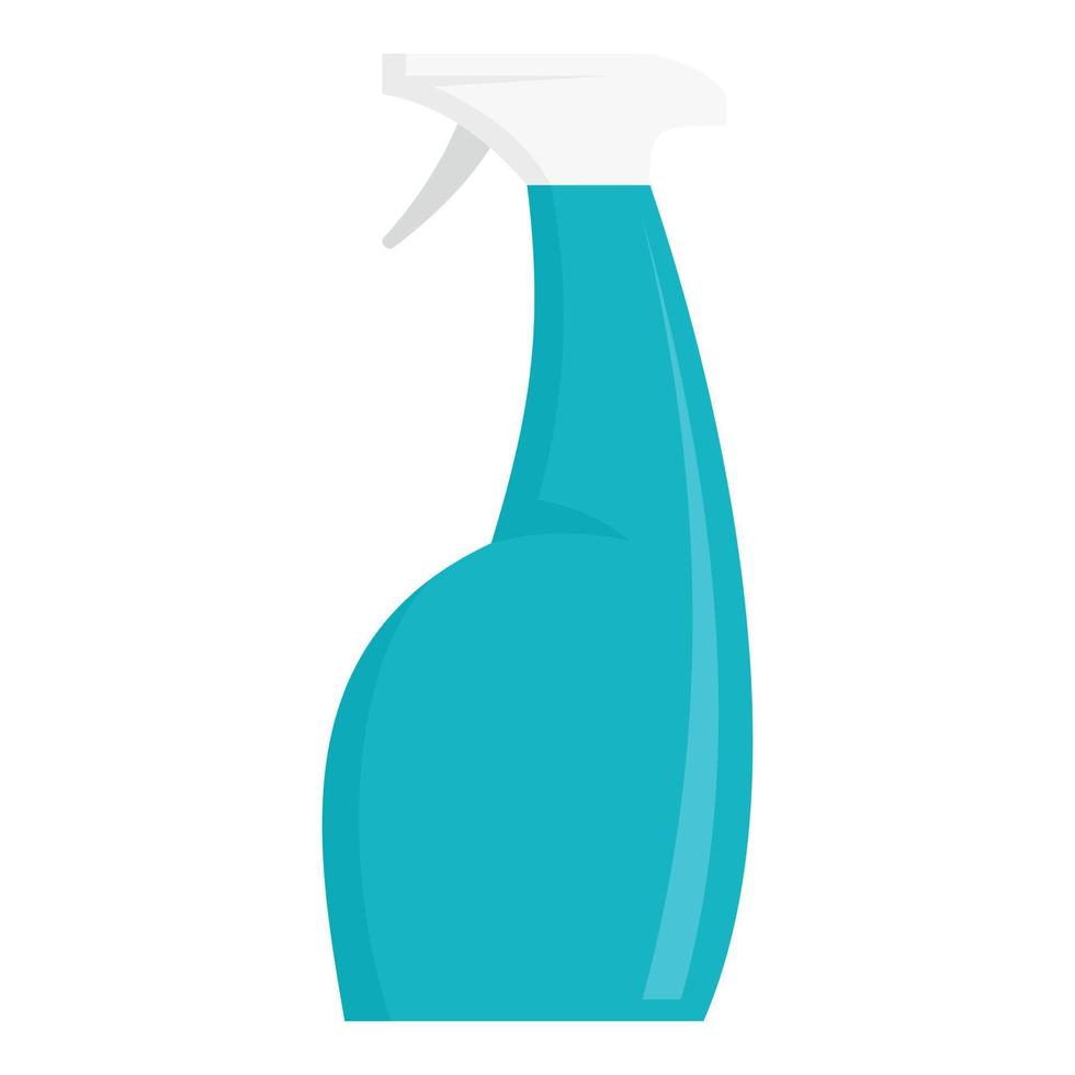 icono de spray limpiador, tipo plano vector