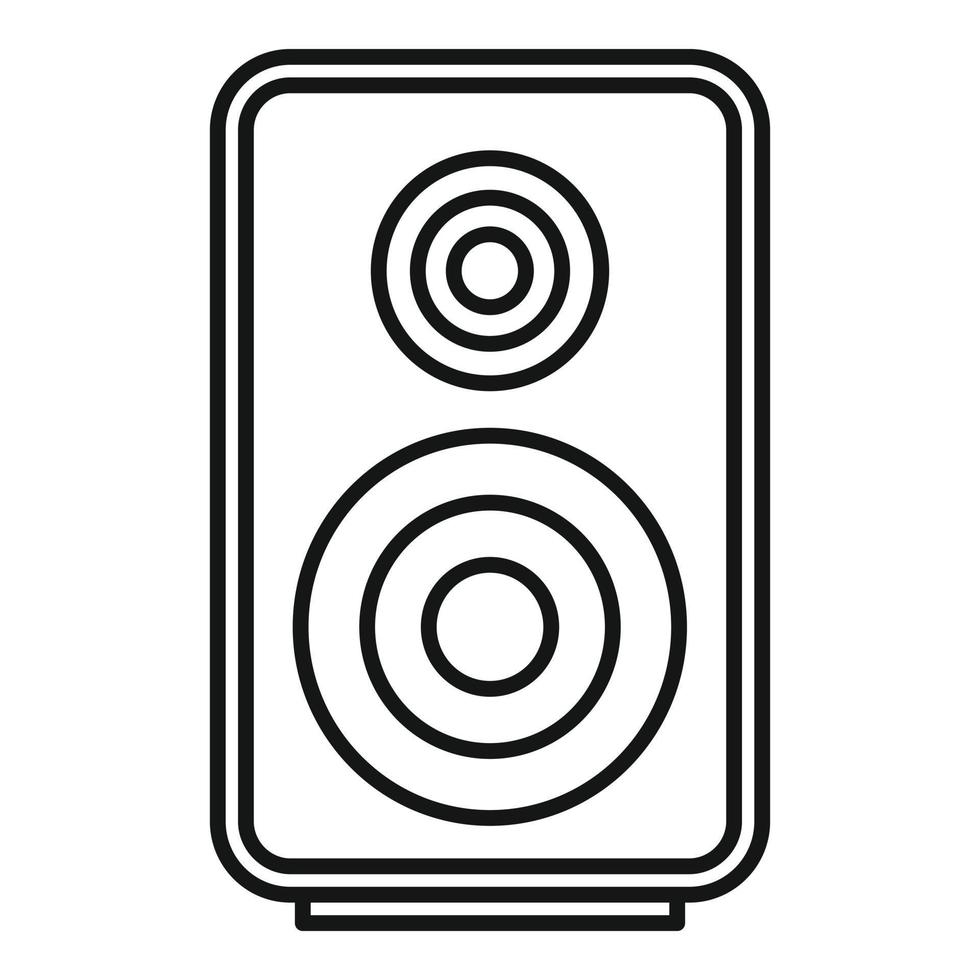 Acoustic speaker icon, outline style 14527718 Vector Art at Vecteezy