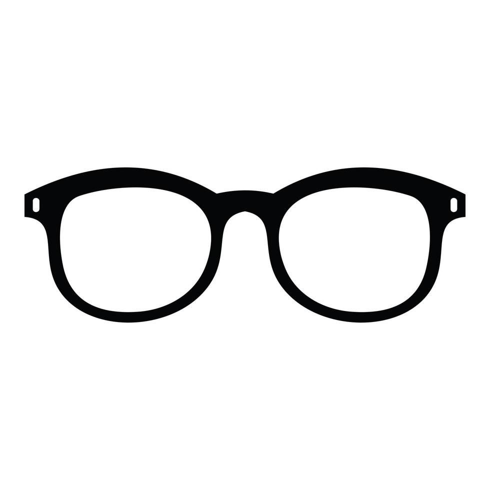 gafas para icono miope, estilo simple. vector