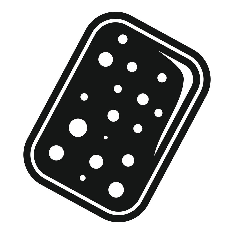 Sweet biscuit icon, simple style vector