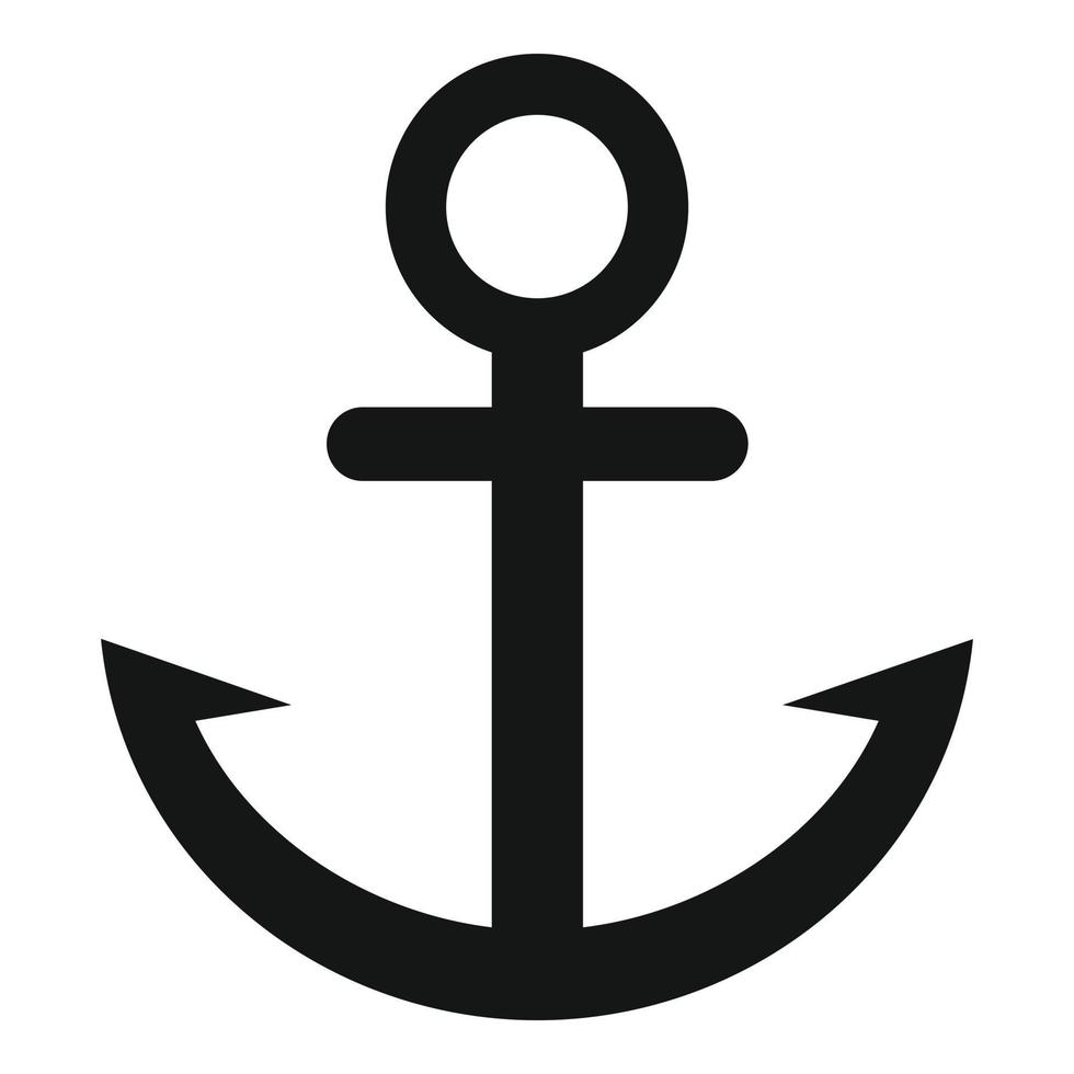 Anchor links strategy icon, simple style vector