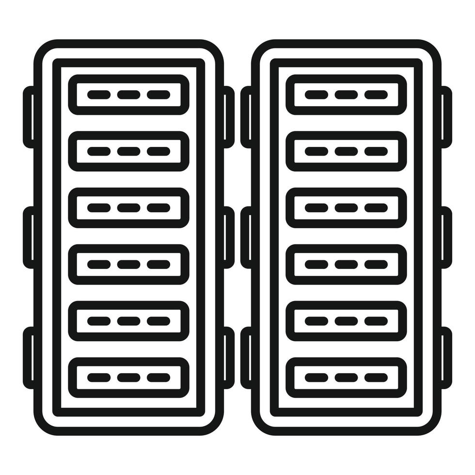 Testing software icon, outline style 14528240 Vector Art at Vecteezy