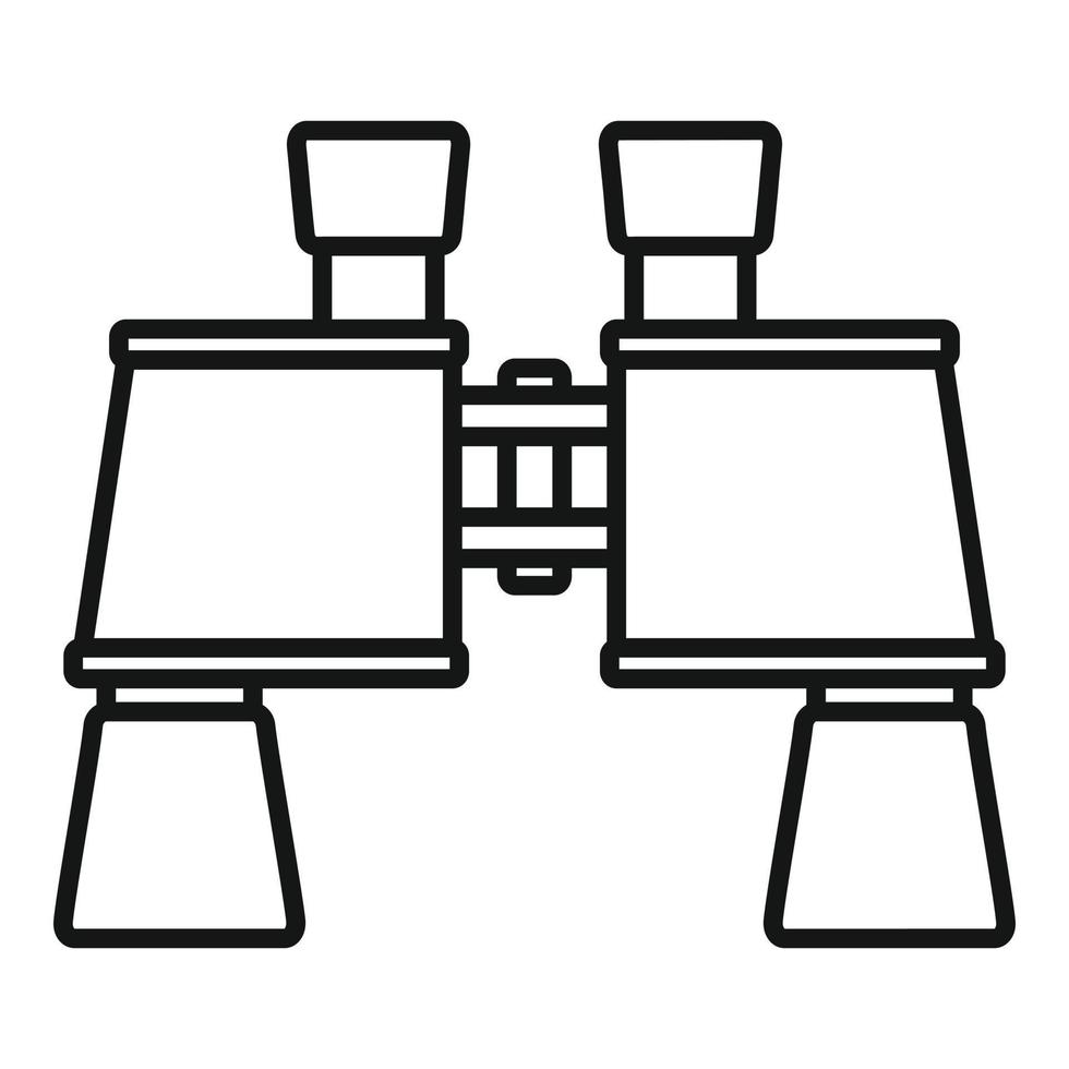 Industrial climber binoculars icon, outline style vector