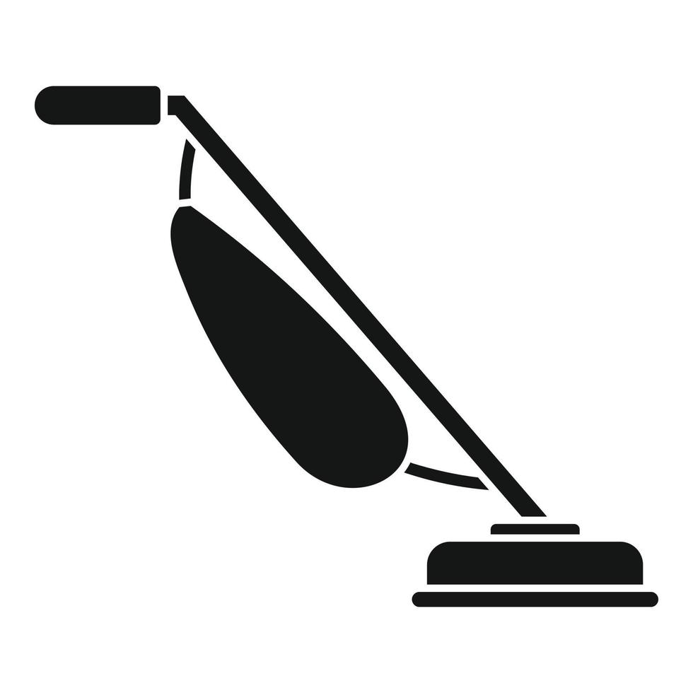 Handle vacuum cleaner icon, simple style vector