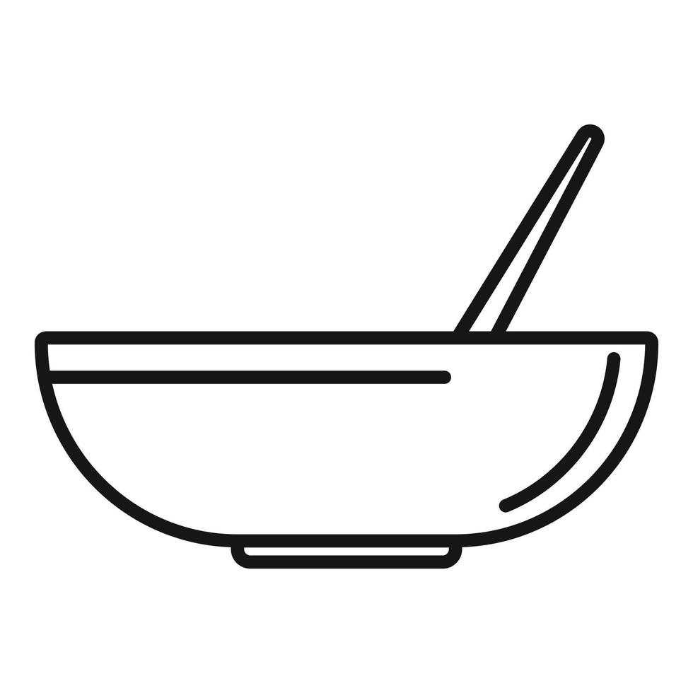 Stylist hair color bowl icon, outline style 14528727 Vector Art at Vecteezy