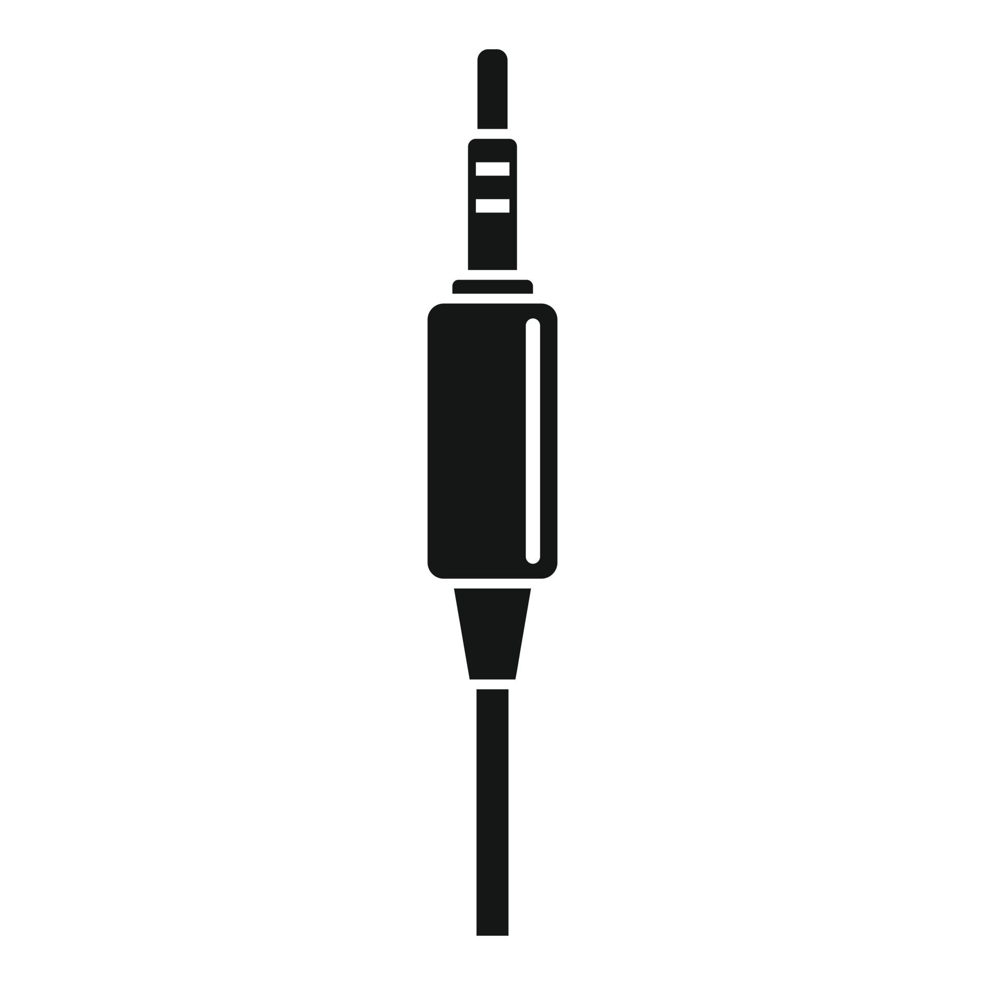 Audio plug icon, simple style 14528838 Vector Art at Vecteezy