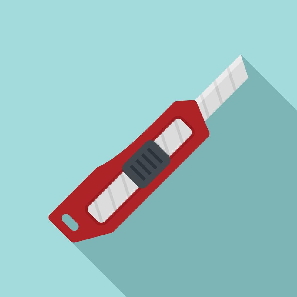 Cutter sharp icon, flat style vector