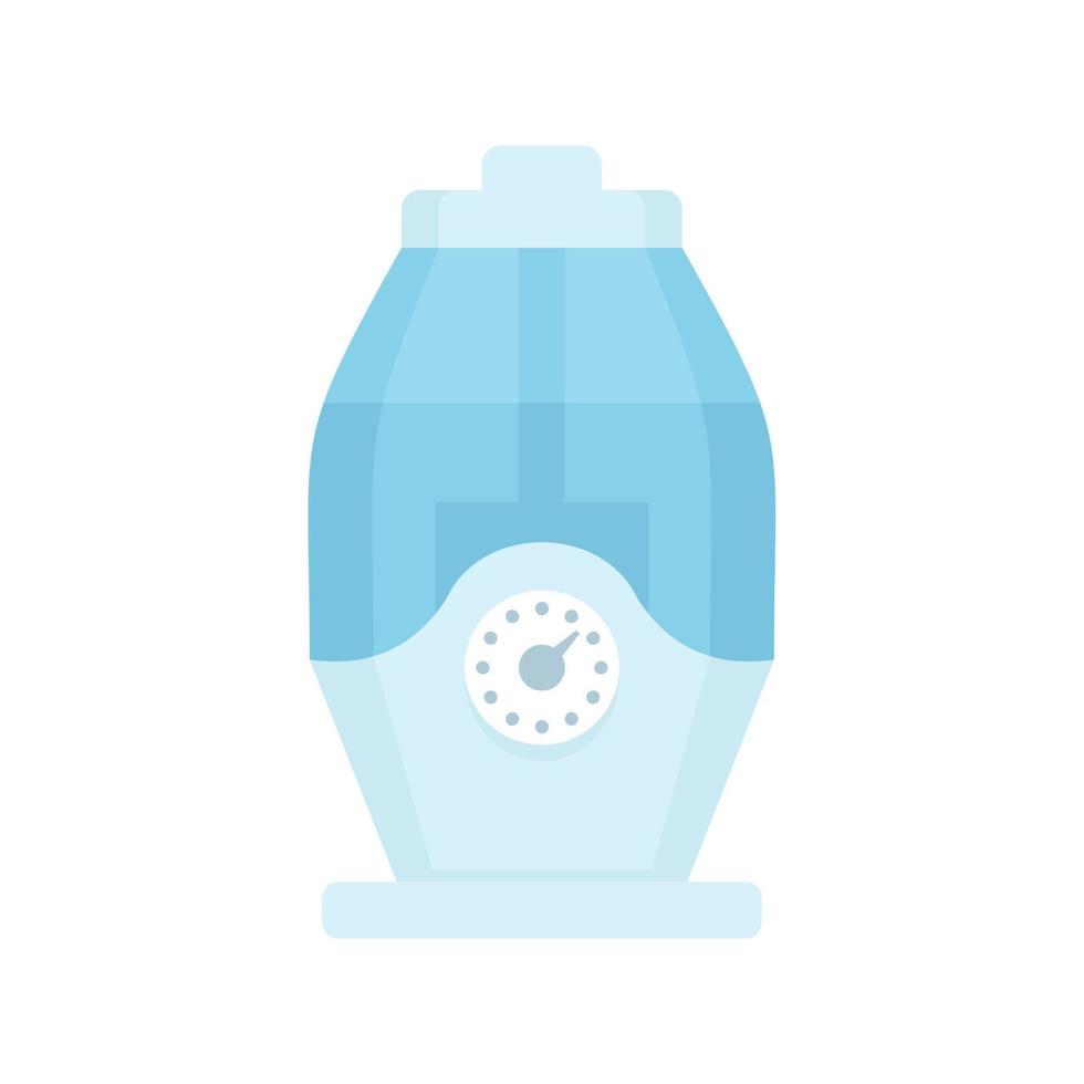 icono de humidificador de habitación, estilo plano vector