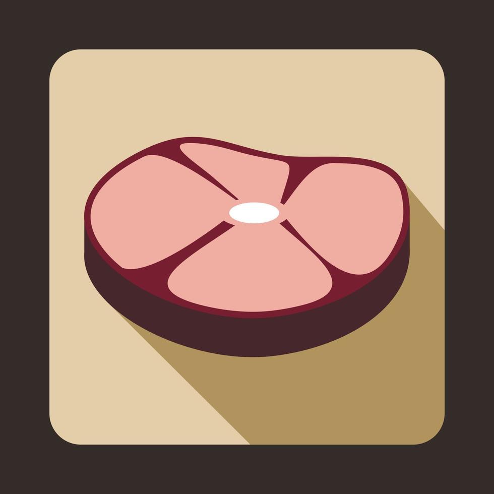 Steak Icon, Flat style vector