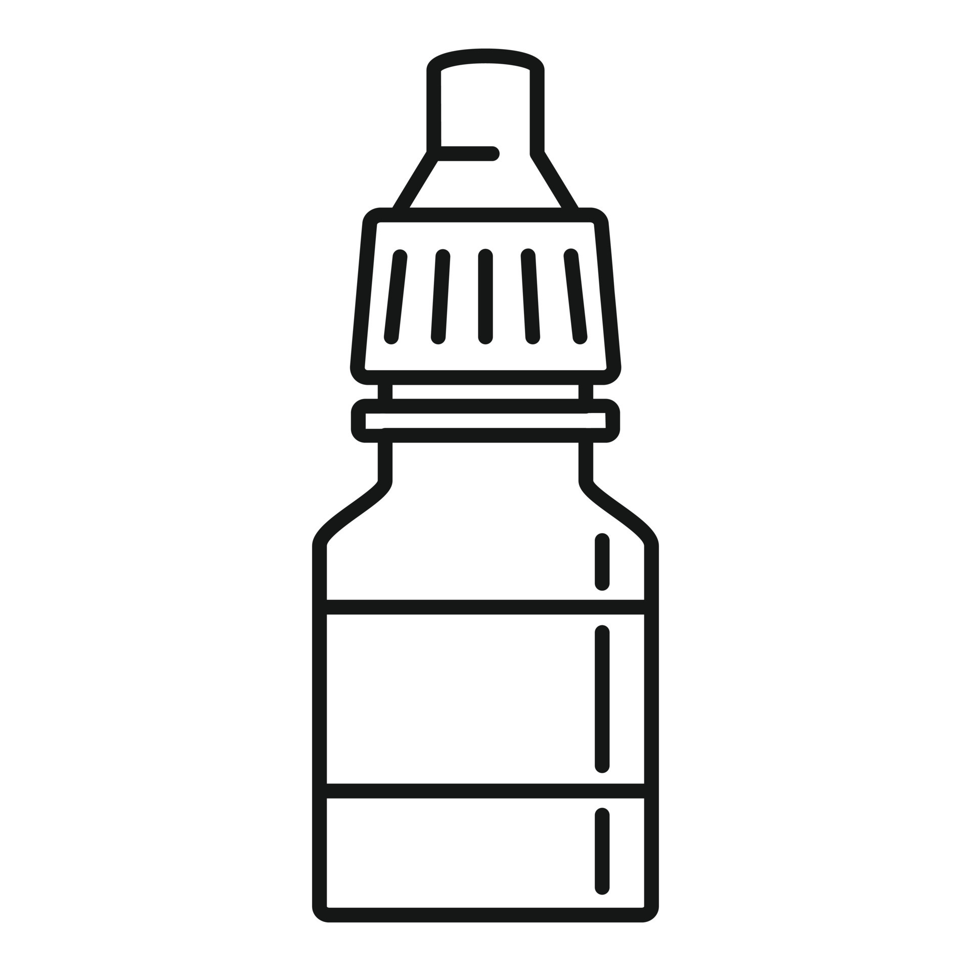 Drop bottle icon, outline style 14528979 Vector Art at Vecteezy