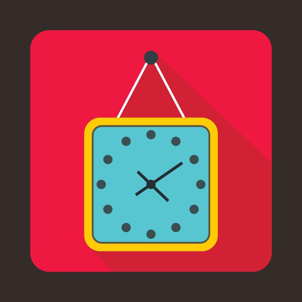 Watch icon, flat style vector