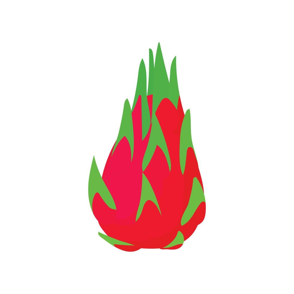 Pitaya icon in cartoon style vector