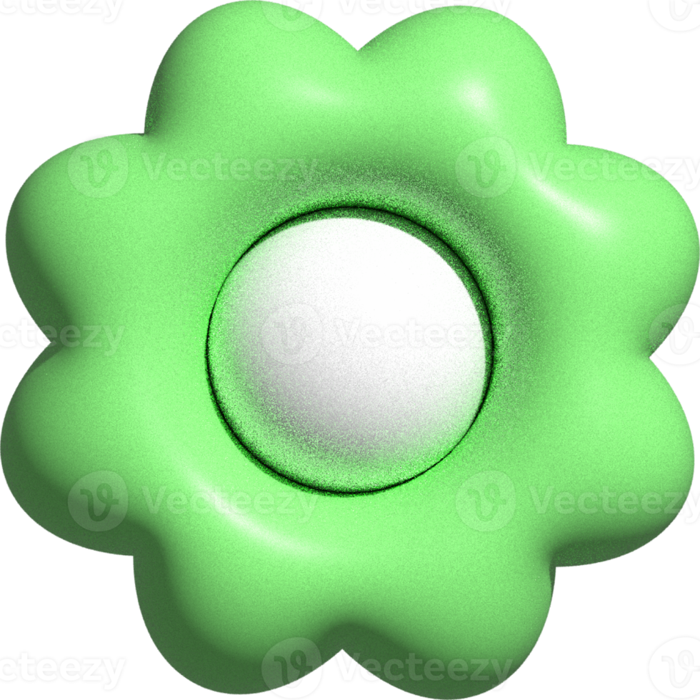 cute 3D blooming flower floral decoration png