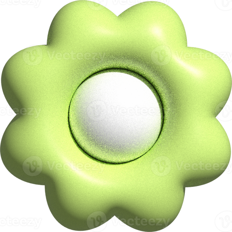 cute 3D blooming flower floral decoration png