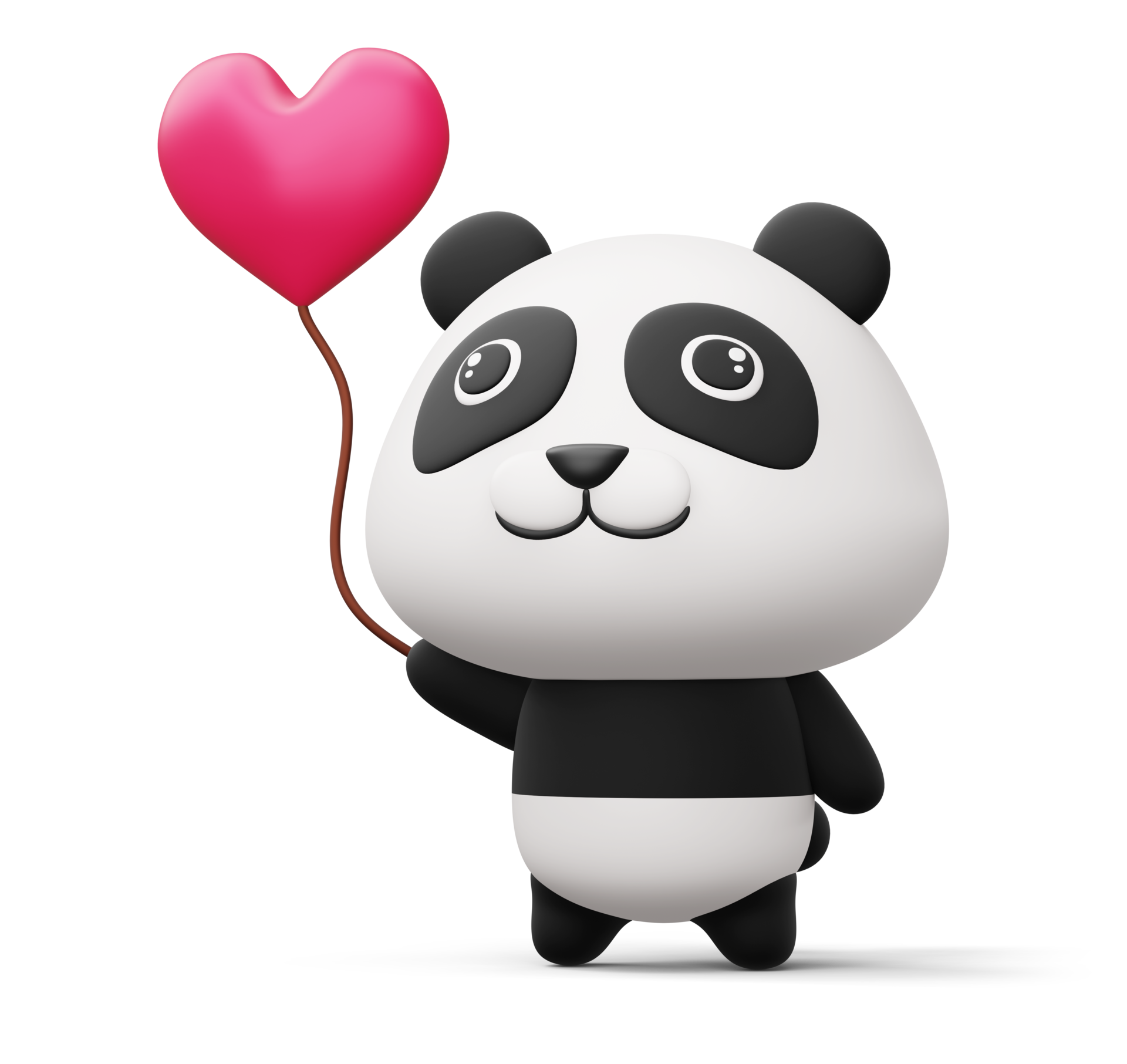 Free Cute panda with heart, cute animal, 3d rendering 14529550 PNG with Transparent Background Free Cute panda with heart, cute animal, 3d rendering 14529550 PNG with Transparent Background