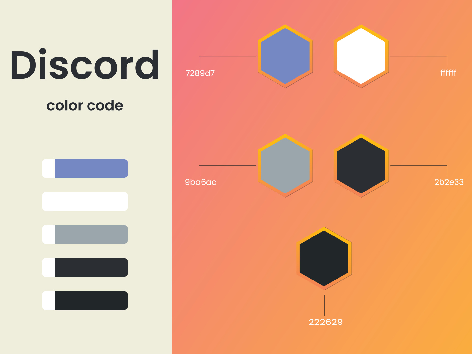 Discord color palette 14529890 Vector Art at Vecteezy