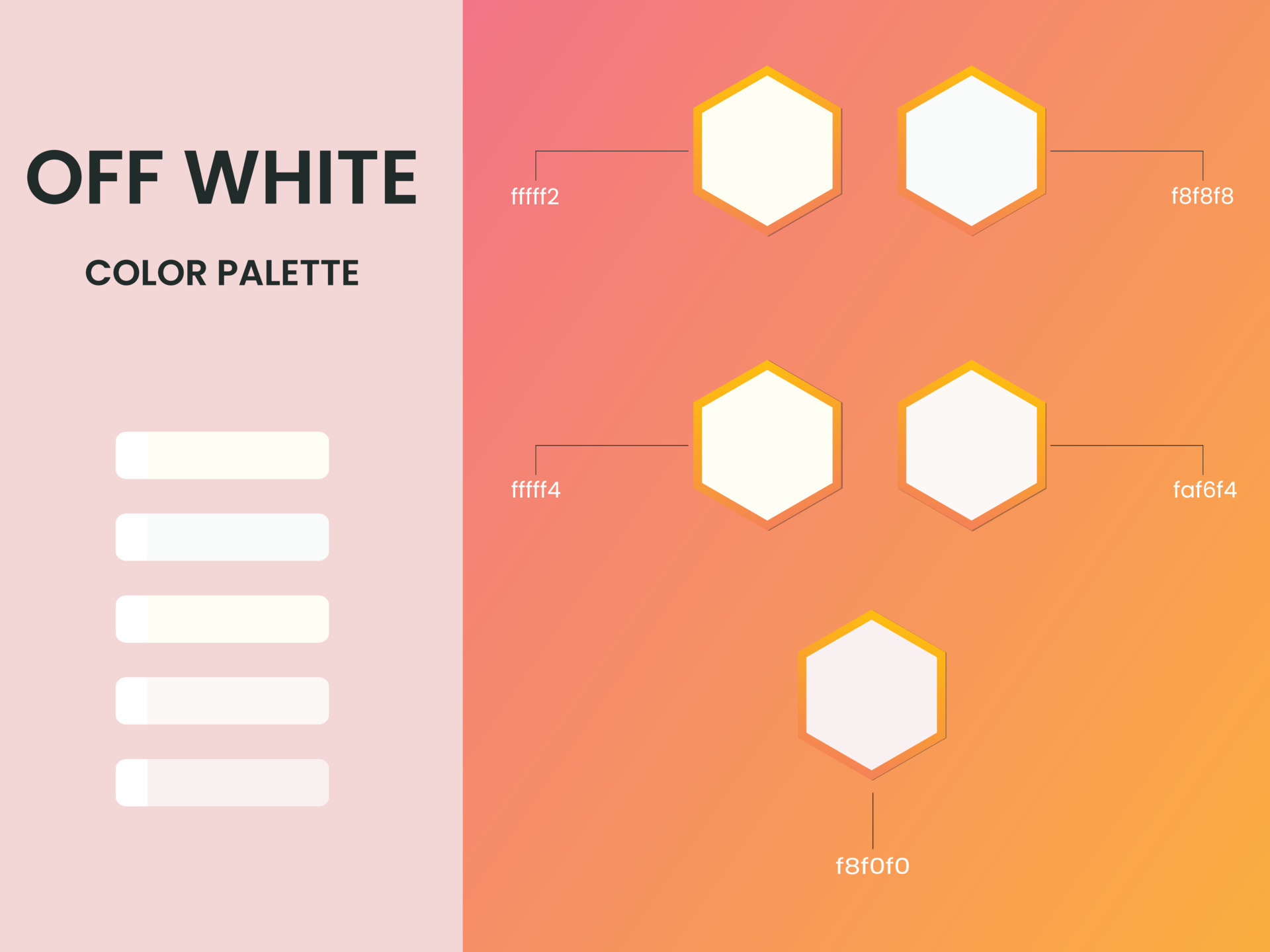 Off White Color Palette 14529894 Vector Art At Vecteezy