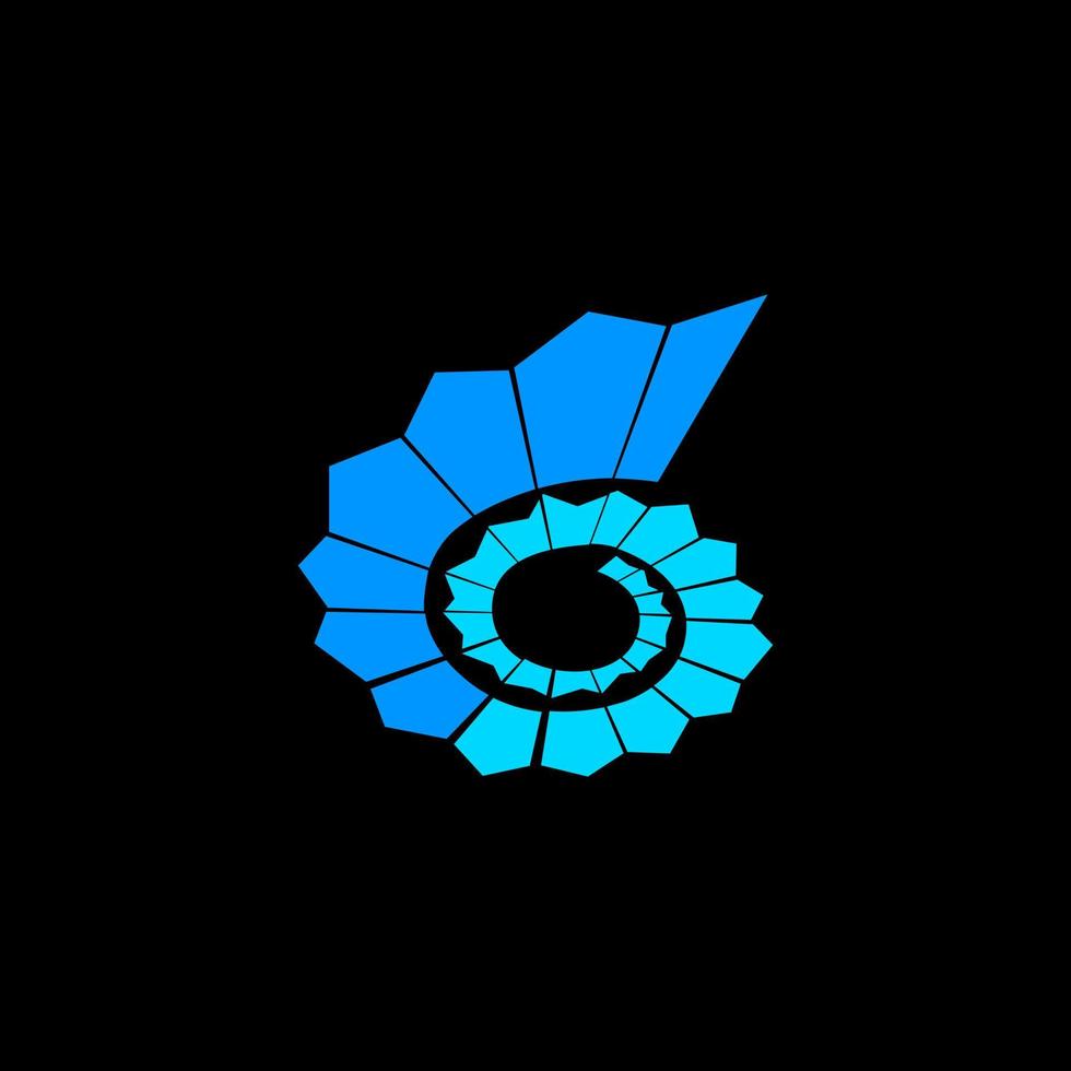 diseño de ilustración de vector de logotipo de casa de caracol