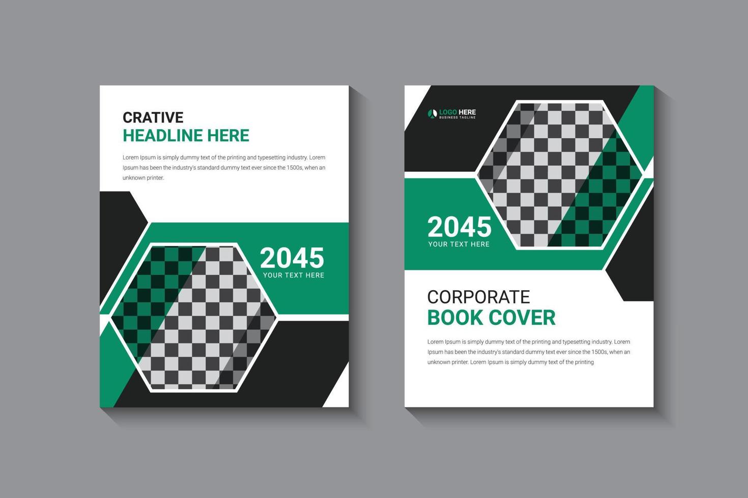 Book Cover Template Design pro vector