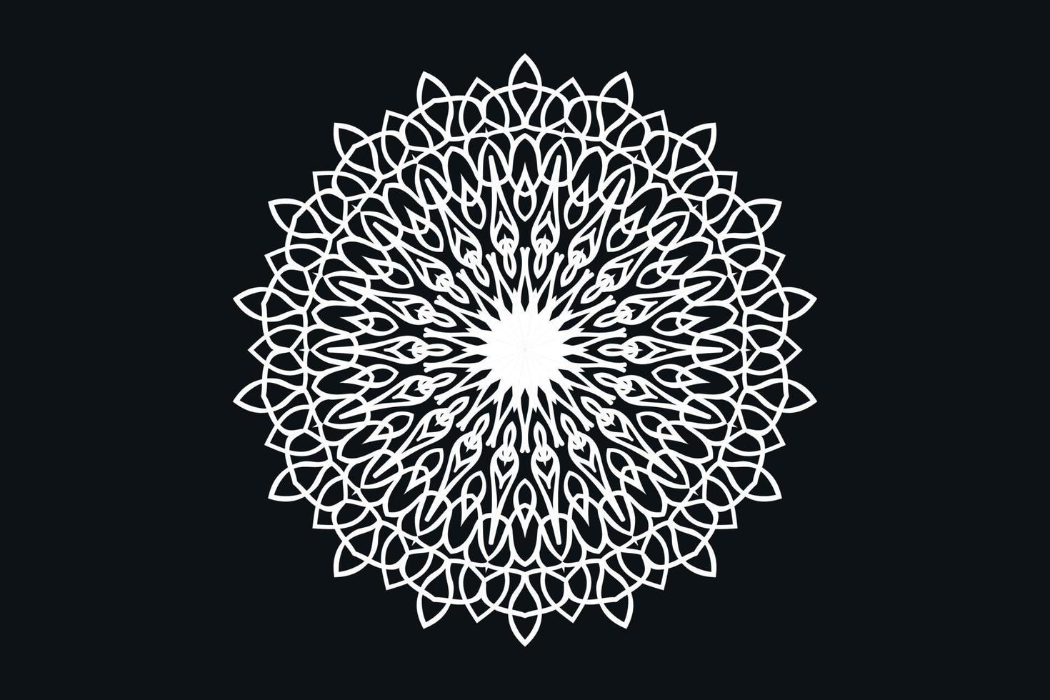 diseño de patrón de decoración de mandala gratis vector